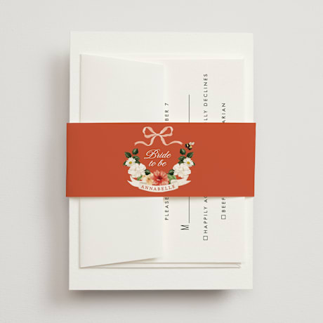 Bridal Shower Belly Bands