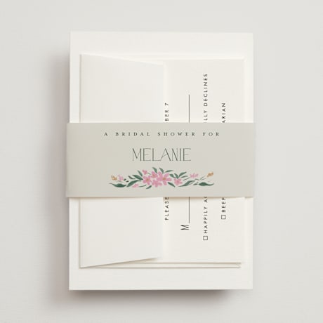 Bridal Shower Belly Bands