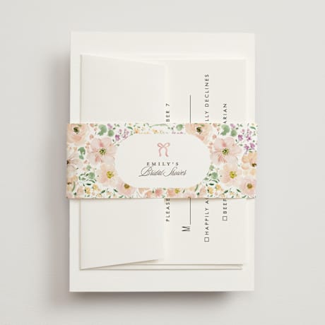 Bridal Shower Belly Bands