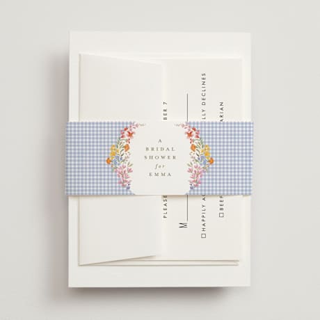 Bridal Shower Belly Bands