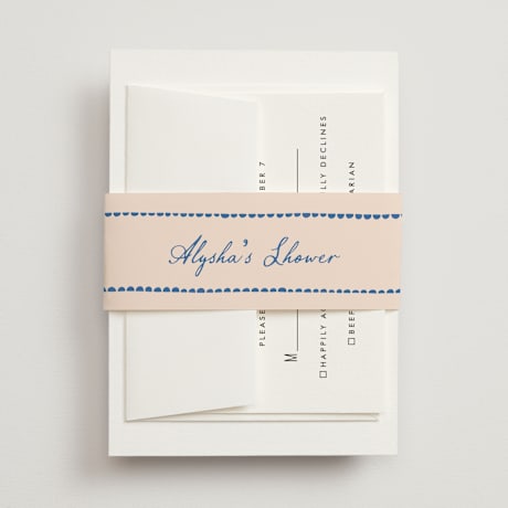 Bridal Shower Belly Bands