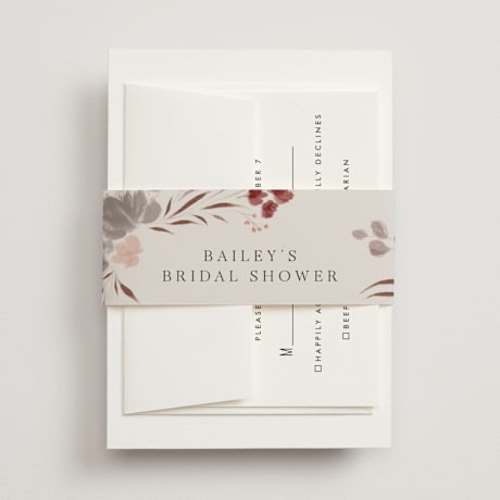 Bridal Shower Belly Bands