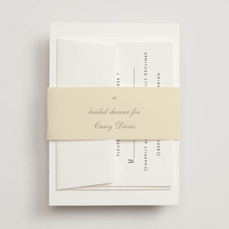 Bridal Shower Belly Bands