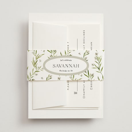 Bridal Shower Belly Bands