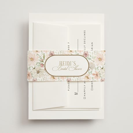 Bridal Shower Belly Bands