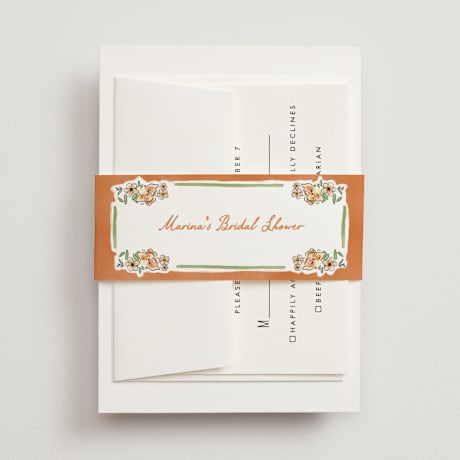 Bridal Shower Belly Bands