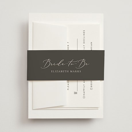 Bridal Shower Belly Bands