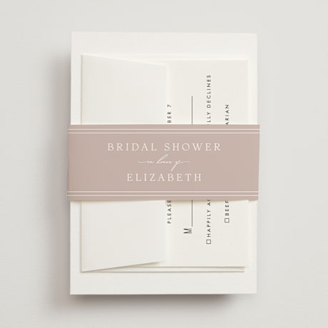 Bridal Shower Belly Bands