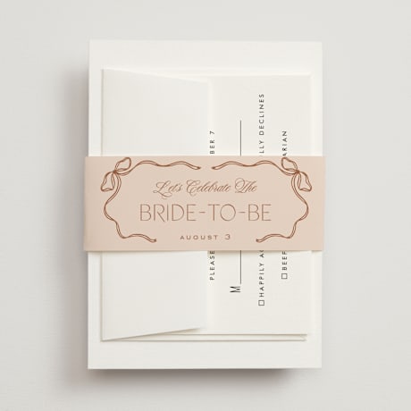 Bridal Shower Belly Bands