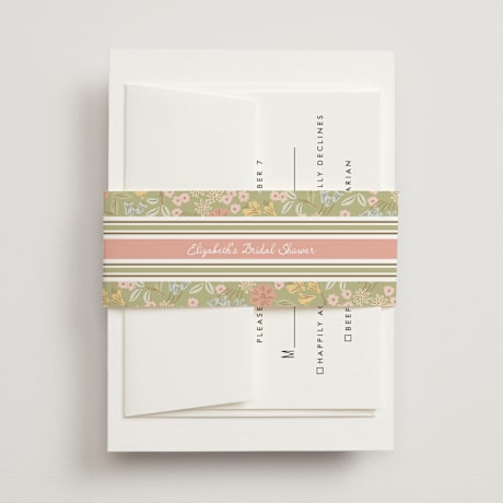 Bridal Shower Belly Bands