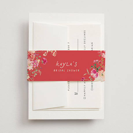 Bridal Shower Belly Bands