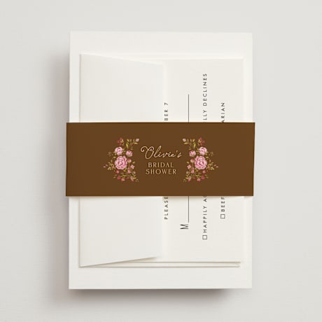 Bridal Shower Belly Bands