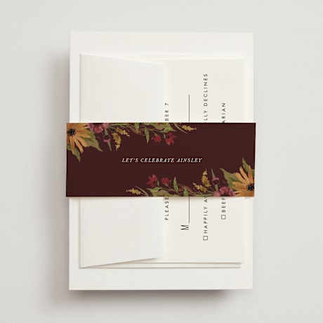 Bridal Shower Belly Bands