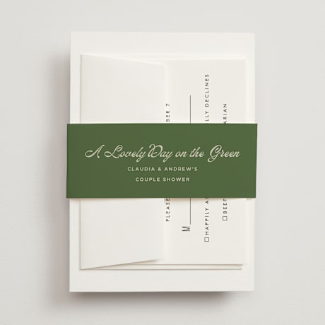 Bridal Shower Belly Bands