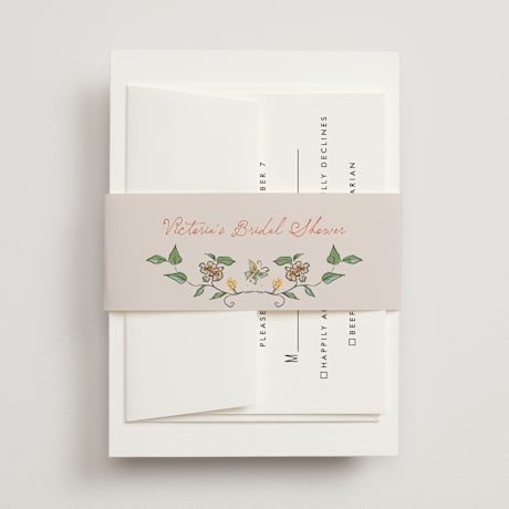 Bridal Shower Belly Bands