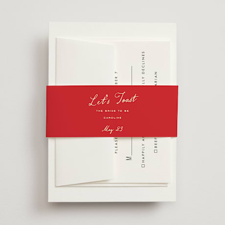 Bridal Shower Belly Bands