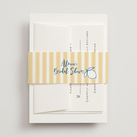 Bridal Shower Belly Bands