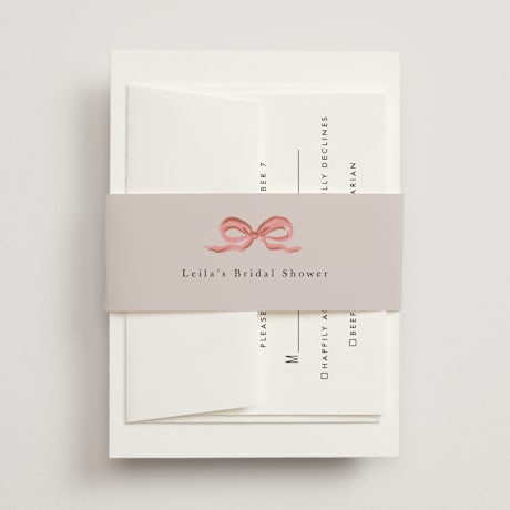 Bridal Shower Belly Bands