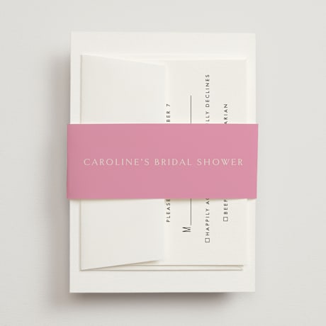 Bridal Shower Belly Bands