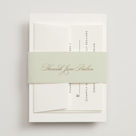 Bridal Shower Belly Bands