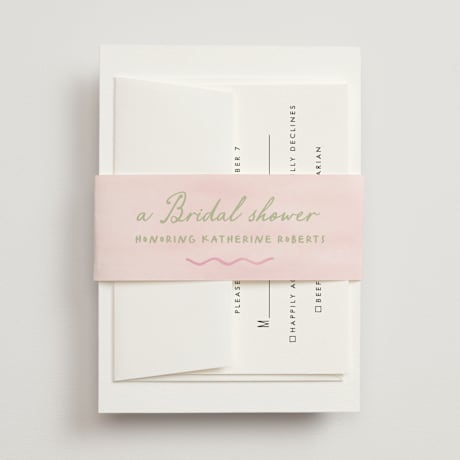 Bridal Shower Belly Bands