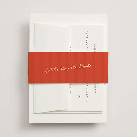 Bridal Shower Belly Bands