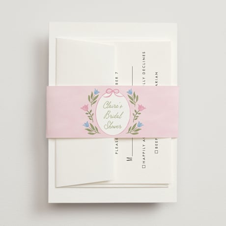 Bridal Shower Belly Bands