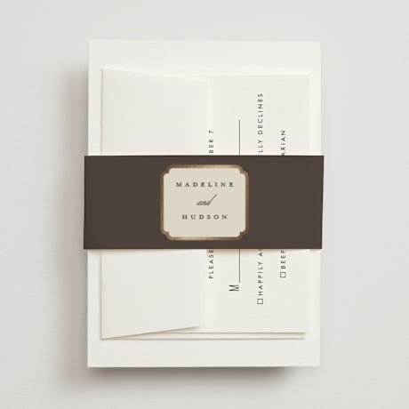 Foil-Pressed Belly Bands