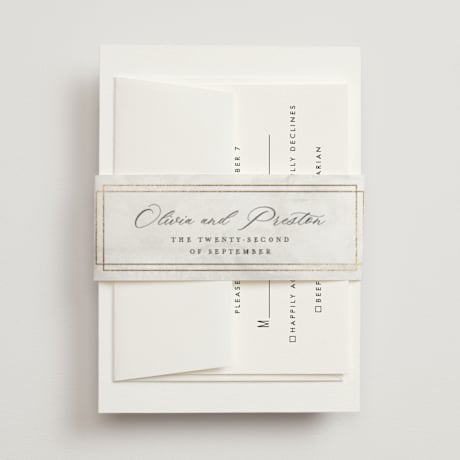 Foil-Pressed Belly Bands