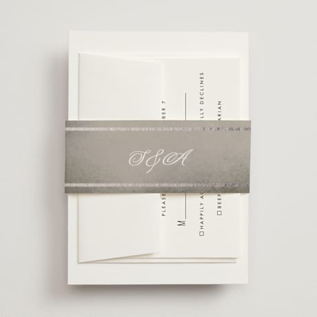 Foil-Pressed Belly Bands