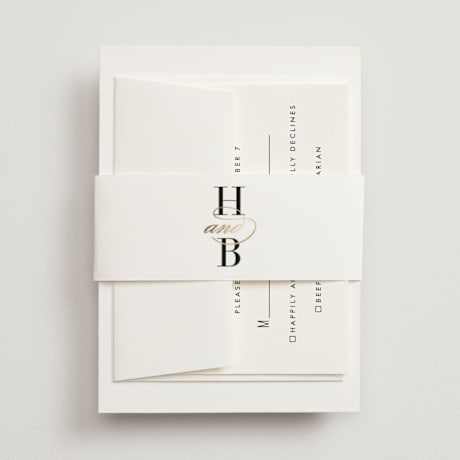 Foil-Pressed Belly Bands