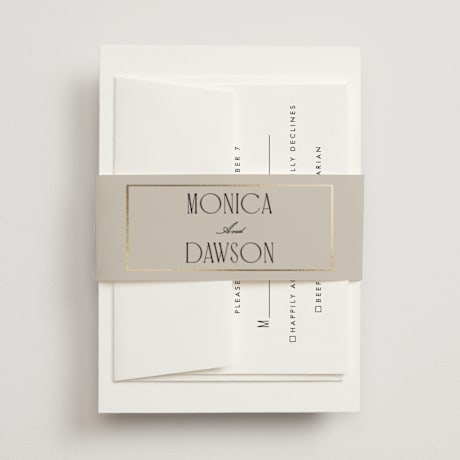 Foil-Pressed Belly Bands