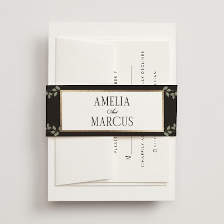 Foil-Pressed Belly Bands