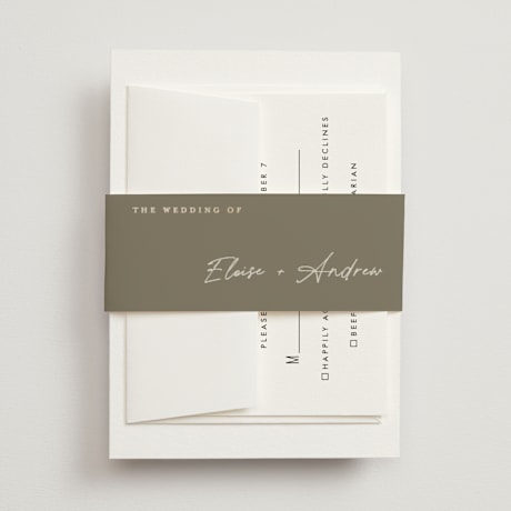 Foil-Pressed Belly Bands