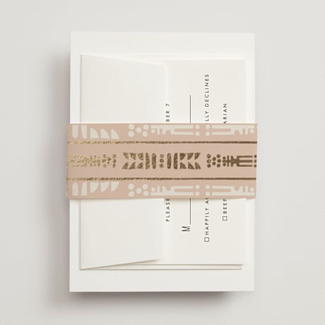 Foil-Pressed Belly Bands