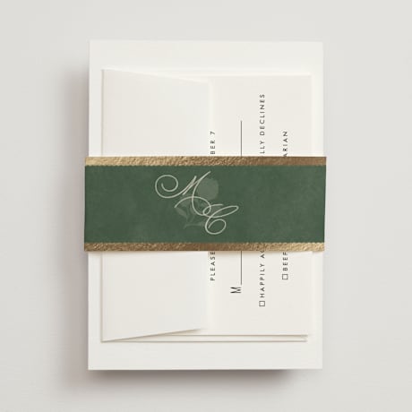 Foil-Pressed Belly Bands