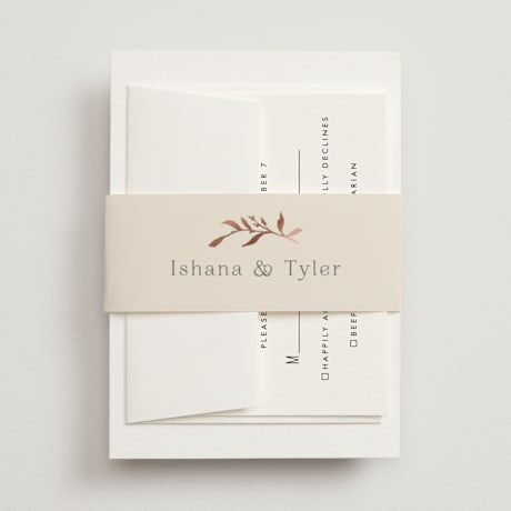 Foil-Pressed Belly Bands