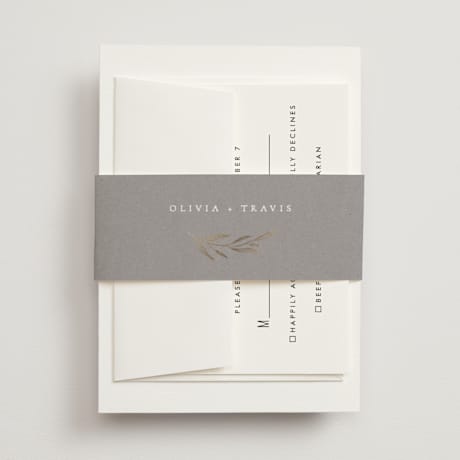 Foil-Pressed Belly Bands