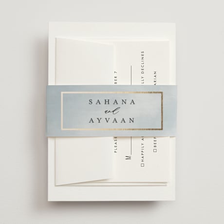 Foil-Pressed Belly Bands