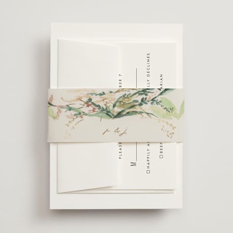 Foil-Pressed Belly Bands