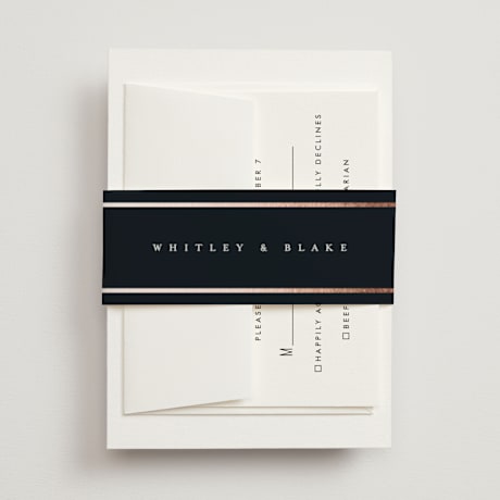 Foil-Pressed Belly Bands