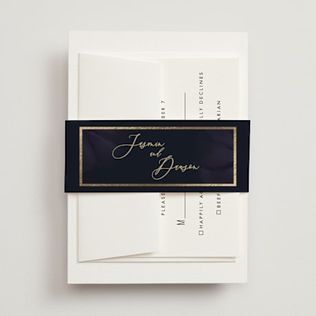 Foil-Pressed Belly Bands