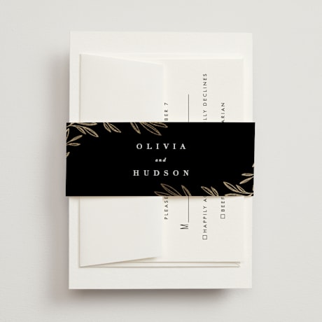 Foil-Pressed Belly Bands