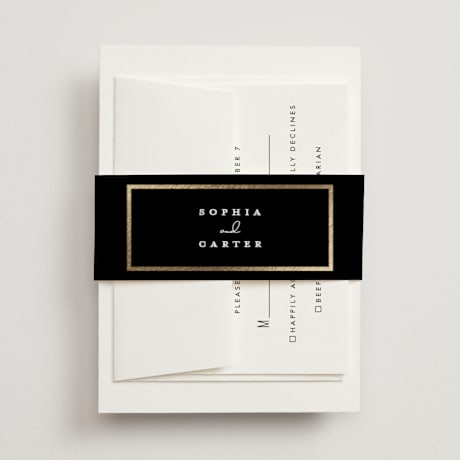 Foil-Pressed Belly Bands