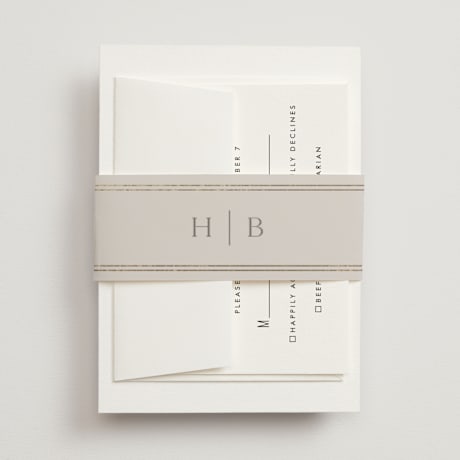 Foil-Pressed Belly Bands