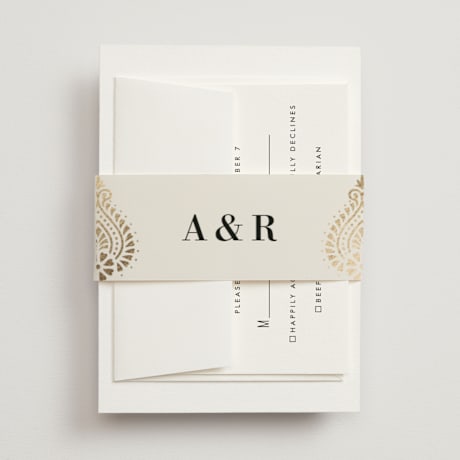 Foil-Pressed Belly Bands