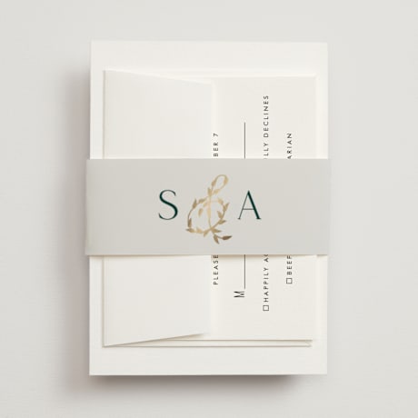 Foil-Pressed Belly Bands