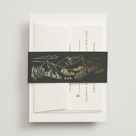 Foil-Pressed Belly Bands