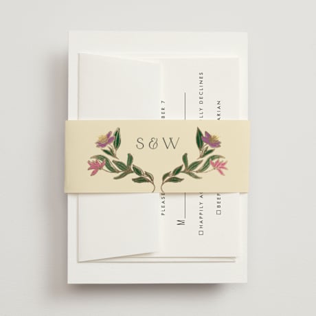 Foil-Pressed Belly Bands