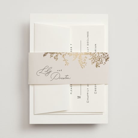 Foil-Pressed Belly Bands